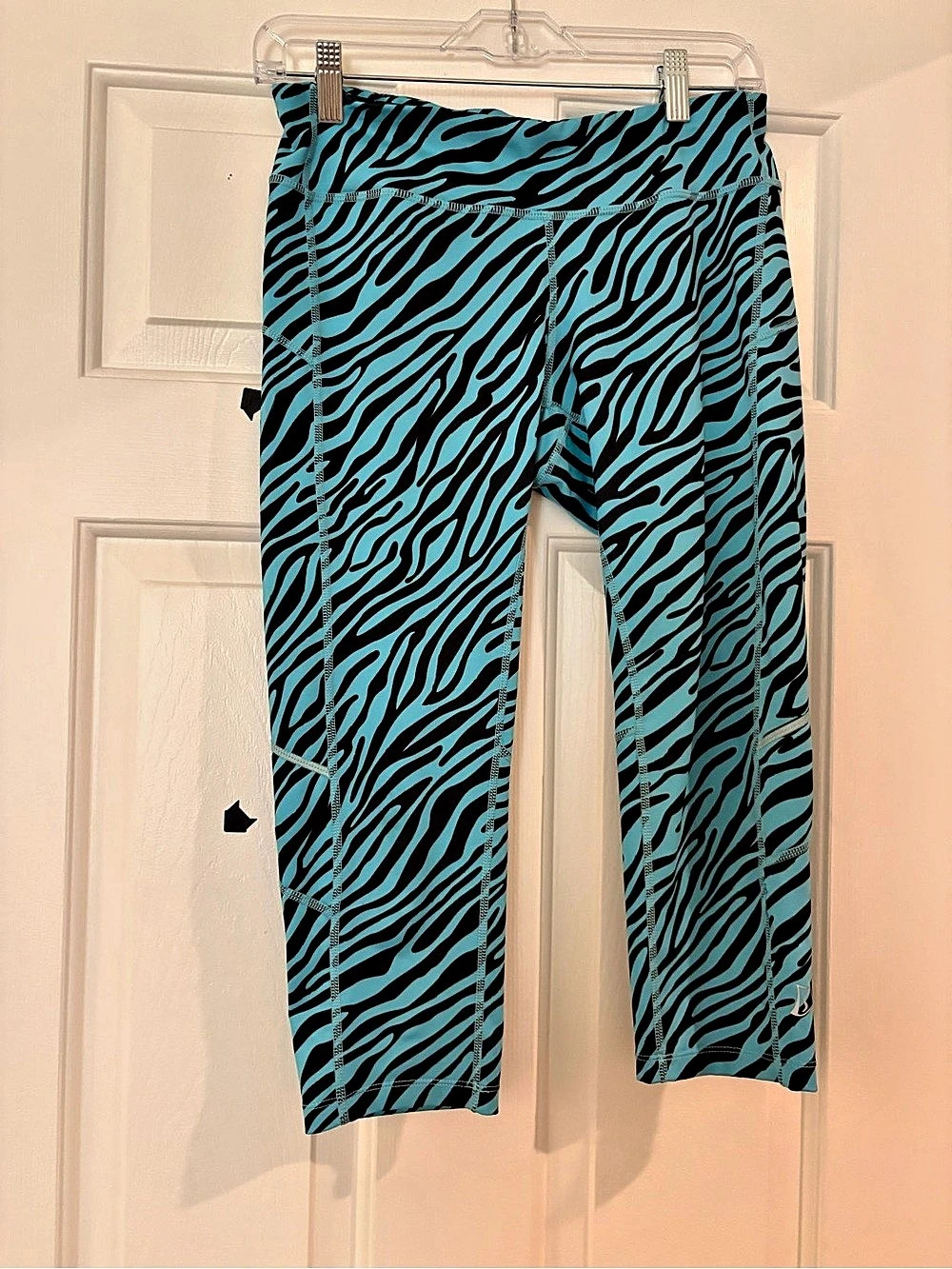 Skirt Sports Women's Zebra Print Leggings Size Medium